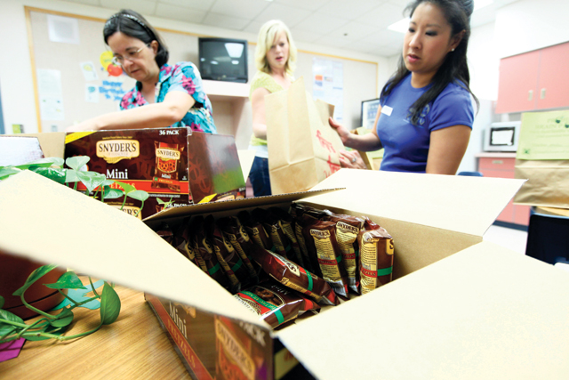 AIMS week means healthy snacks for Monte Vista students